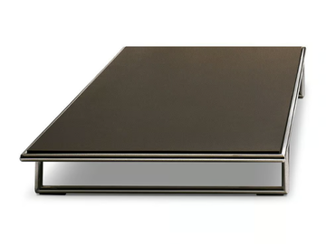 KRISTALL - Rectangular coffee table with leather covered top by i 4 Mariani - view 2